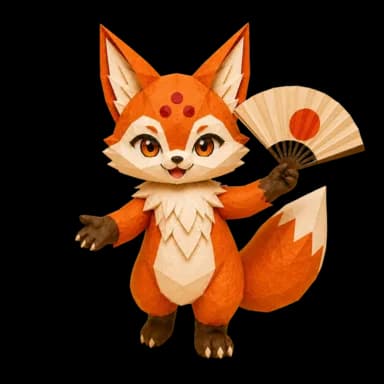 Masko’s Ko waving a fan