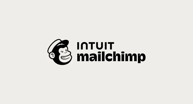 Mailchimp’s official logo pairing its name with Freddie, the winking chimp