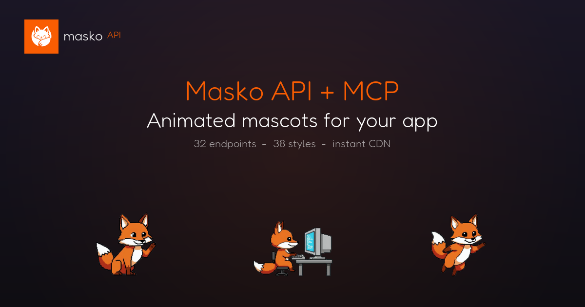 How Mascots Work - Data Model & Asset Pipeline | Masko API