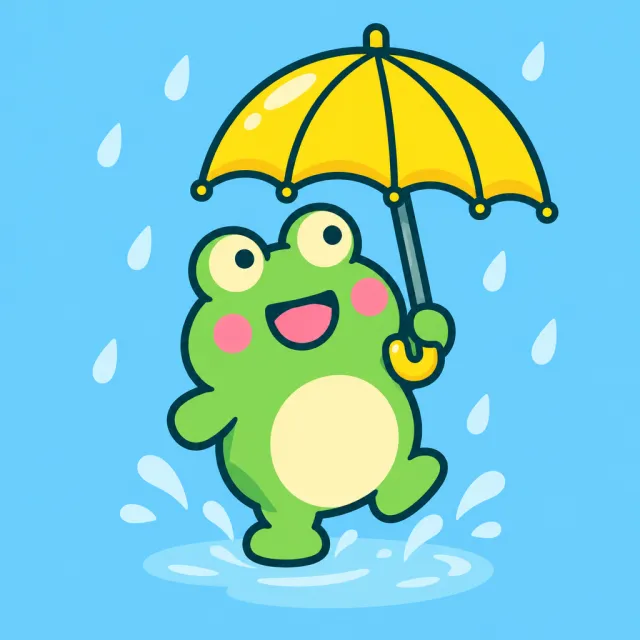 Fizz waiting out the rain