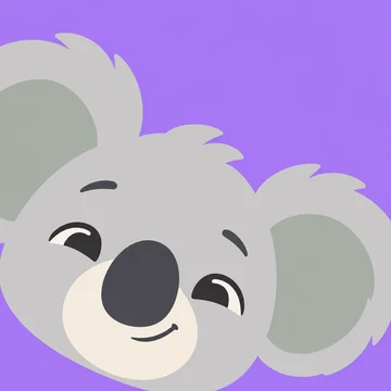 june mascot logo in graphic app icon style