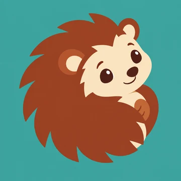 penny mascot logo in graphic app icon style